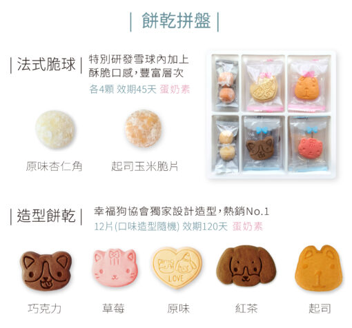 【專屬喜餅試吃賣場】喜餅禮盒試吃包-僅餅乾拼盤部分（破片ＮＧ價）：圖片 7