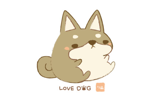 插畫公益T/柴犬花生麻糬：圖片 2