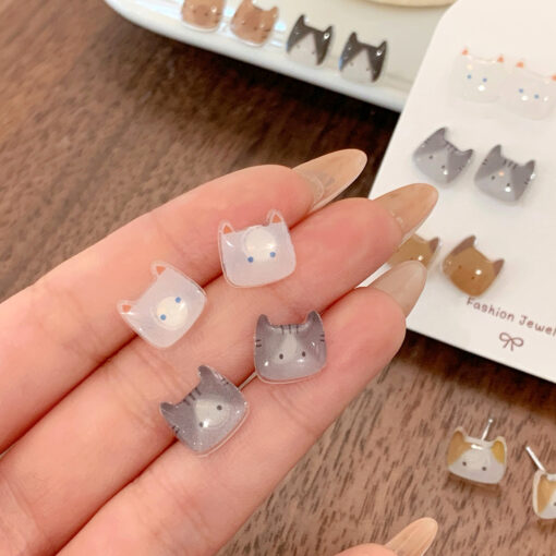 貓貓狗狗超可愛精緻耳環/耳釘：圖片 5