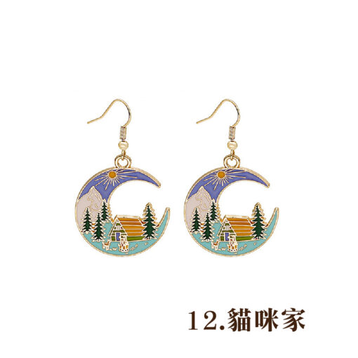 貓貓狗狗超可愛精緻耳環/耳釘：圖片 19
