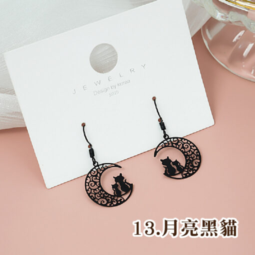 貓貓狗狗超可愛精緻耳環/耳釘：圖片 20