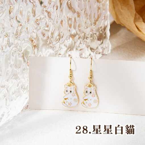 貓貓狗狗超可愛精緻耳環/耳釘：圖片 35