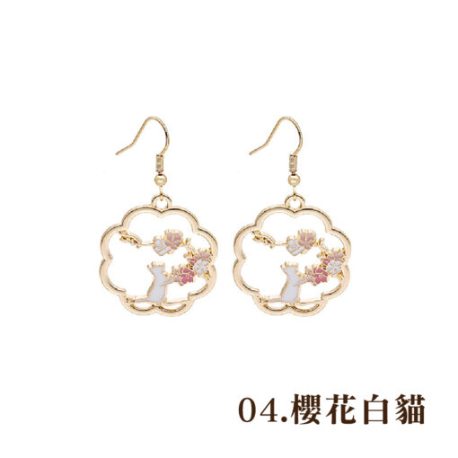 貓貓狗狗超可愛精緻耳環/耳釘：圖片 11