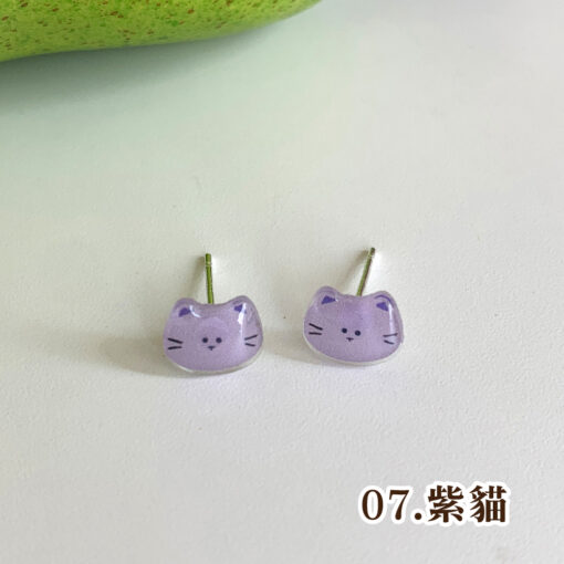 貓貓狗狗超可愛精緻耳環/耳釘：圖片 50