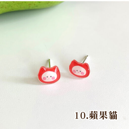 貓貓狗狗超可愛精緻耳環/耳釘：圖片 53