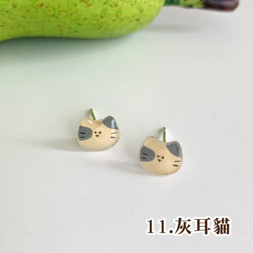 貓貓狗狗超可愛精緻耳環/耳釘：圖片 54