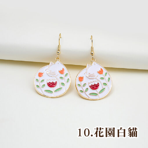 貓貓狗狗超可愛精緻耳環/耳釘：圖片 17