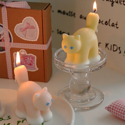 5A級香薰小丑貓蠟燭 Clown Candle 英國梨小蒼蘭 柏林少女 洋甘菊 藍風鈴 精緻包裝：圖片 8