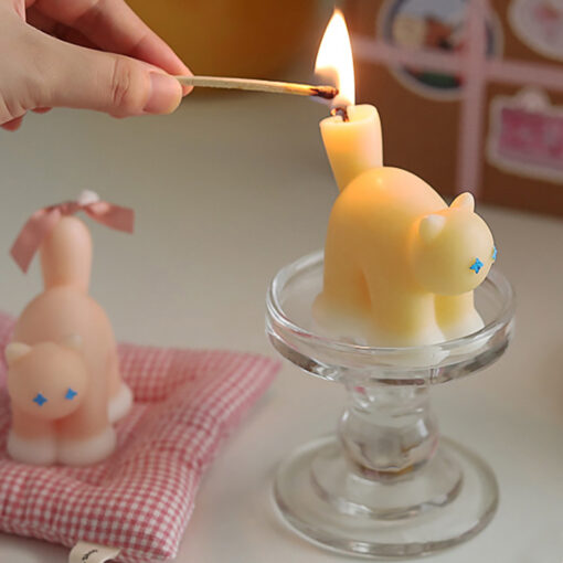 5A級香薰小丑貓蠟燭 Clown Candle 英國梨小蒼蘭 柏林少女 洋甘菊 藍風鈴 精緻包裝：圖片 3