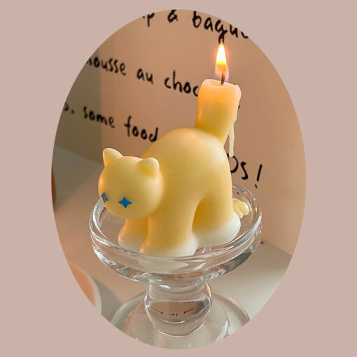 5A級香薰小丑貓蠟燭 Clown Candle 英國梨小蒼蘭 柏林少女 洋甘菊 藍風鈴 精緻包裝：圖片 7
