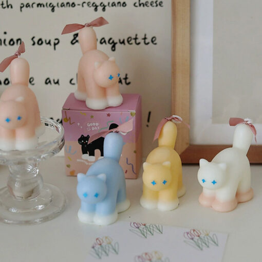 5A級香薰小丑貓蠟燭 Clown Candle 英國梨小蒼蘭 柏林少女 洋甘菊 藍風鈴 精緻包裝：圖片 10