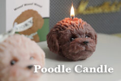 5A級香薰紅貴賓蠟燭 Poodle Candle 絲絨玫瑰 精緻包裝